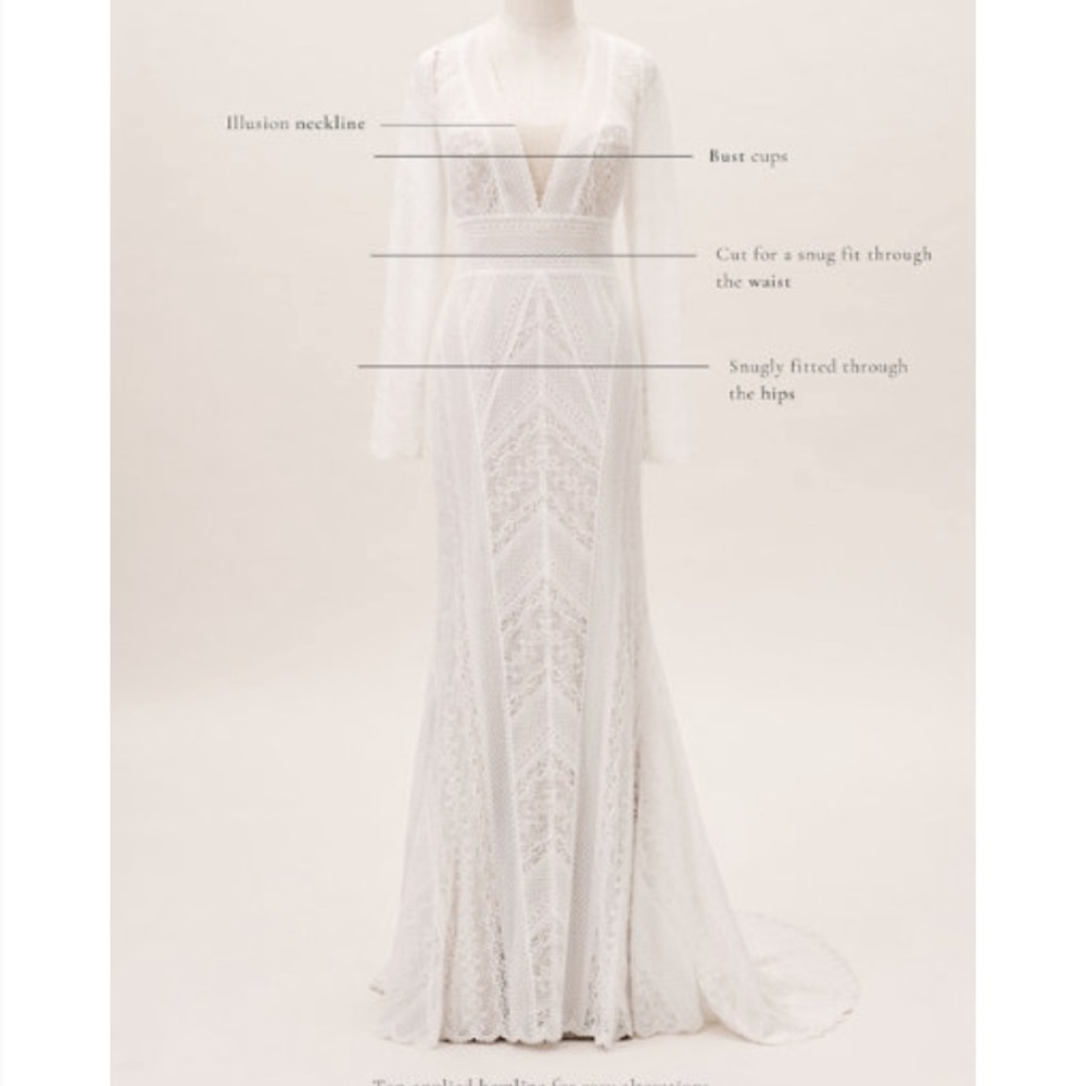 BHLDN Wtoo by Watters Summer Gown Size 12 - Picture 6 of 9